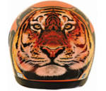 Buy HELMET SB-9 STEELBIRD FULL FACE BLACK MULTI COLOR TIGER on 0 % discount