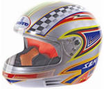 Buy HELMET SB-14 STEELBIRD FULL FACE SILVER MULTI COLOR FRESH on 0 % discount