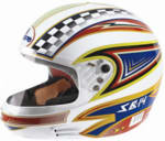 Buy HELMET SB-14 STEELBIRD FULL FACE WHITE MULTI COLOR on 0 % discount