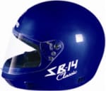 Buy HELMET SB-14 STEELBIRD FULL FACE BLUE CLASSIC on 0 % discount