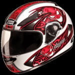 Buy FULL FACE HELMET RHYNO D2 DECOR D2 WHITE N2 (570MM) STUDDS on 0 % discount