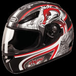 Buy FULL FACE HELMET RHYNO D3 DECOR MATT BLACK N2 (570MM) STUDDS on 0 % discount