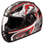Buy FULL FACE HELMET RHYNO D3 DECOR MATT BLACK N2 STUDDS on 0 % discount