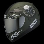 Buy FULL FACE HELMET SCORPION D3 DECOR WITH MIRROR VISOR D3 MILITARY GREEN (580MM) STUDDS on 0 % discount