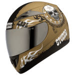 Buy FULL FACE HELMET SCORPION D3 DECOR WITH MIRROR VISOR  D3 DESERT STROM STUDDS on 0 % discount