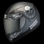 Buy FULL FACE HELMET SCORPION D3 DECOR WITH MIRROR VISOR D3 MATT GUN GREY (580MM) STUDDS on 0 % discount