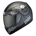 Buy FULL FACE HELMET SCORPION D3 DECOR WITH MIRROR VISOR D3 MATT GUN GREY STUDDS on 0 % discount