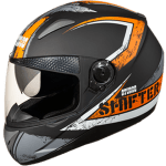 Buy FULL FACE HELMET SHIFTER D1 DECOR D1 MATT BLACK N10 STUDDS on 0 % discount