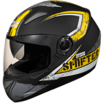 Buy FULL FACE HELMET SHIFTER D1 DECOR D1 MATT BLACK N5 STUDDS on 0 % discount