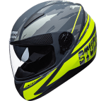 Buy FULL FACE HELMET SHIFTER D3 DECOR MATT GREY N5 STUDDS on 0 % discount