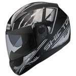 Buy FULL FACE HELMET SHIFTER D5 DECOR GREY N4 STUDDS on 0 % discount