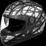 Buy FULL FACE HELMET SHIFTER D6 DECOR MATT BLACK N4 (570MM) STUDDS on 0 % discount