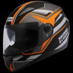 Buy FULL FACE HELMET SHIFTER D8 DECOR MATT ORANGE N10 (580MM) STUDDS on 0 % discount