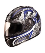 Buy HELMET RHYNO FULL FACE D3 DECOR D3 MATT BLACK N1 STUDDS on 0 % discount