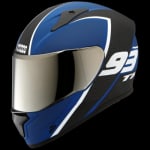 Buy FULL FACE HELMET THUNDER D3 DECOR MATT BLUE N6 (580MM) STUDDS on 0 % discount