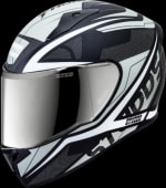 Buy FULL FACE HELMET THUNDER D4 DECOR  MATT BLACK N6 (570MM) STUDDS on 0 % discount