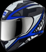 Buy FULL FACE HELMET THUNDER D4 DECOR  MATT BLACK N1 (570MM) STUDDS on 0 % discount