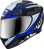 Buy FULL FACE HELMET THUNDER D4 DECOR  MATT BLACK N1 STUDDS on 0 % discount