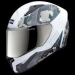 Buy FULL FACE HELMET THUNDER D5 DECOR MATT WHITE N6 WHITE (580MM) STUDDS on 0 % discount