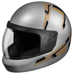 Buy FULL FACE HELMET ULTRA SILVER GREY STUDDS on 0 % discount