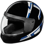 Buy FULL FACE HELMET ULTRA BLACK STUDDS on 0 % discount