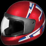 Buy FULL FACE HELMET ULTRA CHERRY RED (600MM) STUDDS on 0 % discount