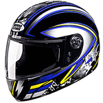 Buy HELMET CHROME SUPER FULL FACE D1 DECOR STUDDS on 0 % discount