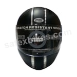 Buy HELMET CHROME WITH MIRROR VISOR FULL FACE STUDDS on 0 % discount