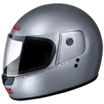 Buy FULL FACE HELMET BRAVO SILVER GREY STUDDS on 0 % discount