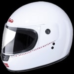 Buy FULL FACE HELMET BRAVO WHITE (600MM) STUDDS on 0 % discount