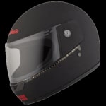 Buy FULL FACE HELMET BRAVO MATT BLACK (600MM) STUDDS on 0 % discount