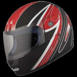 Buy FULL FACE HELMET BRAVO DECOR KNIGHT MATT BLACK N2 (570MM) STUDDS on 0 % discount
