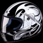Buy FULL FACE HELMET BRAVO DECOR D3 BLACK N4 (600MM) STUDDS on 0 % discount