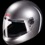 Buy FULL FACE HELMET JADE SILVER GREY (580MM) STUDDS on 0 % discount