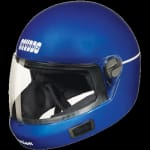 Buy FULL FACE HELMET PREMIUM VENT FLAME BLUE (600MM) STUDDS on 0 % discount