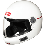 Buy FULL FACE HELMET PREMIUM VENT WHITE STUDDS on 0 % discount
