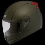 Buy FULL FACE HELMET PROFESSIONAL MILITARY GREEN WITH BLACK STRIPS (580MM) STUDDS on 0 % discount