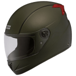 Buy FULL FACE HELMET PROFESSIONAL MILITARY GREEN WITH BLACK STRIPS STUDDS on 0 % discount