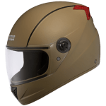Buy FULL FACE HELMET PROFESSIONAL DESERT STORM WITH BLACK STRIPS STUDDS on 0 % discount