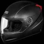 Buy FULL FACE HELMET PROFESSIONAL BLACK WITH BLACK STRIPS (600MM) STUDDS on 0 % discount
