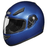 Buy FULL FACE HELMET RHYNO FLAME BLUE  STUDDS on 0 % discount