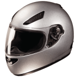 Buy FULL FACE HELMET RHYNO SILVER GREY STUDDS on 0 % discount