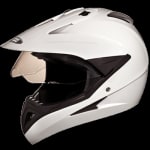 Buy OFF ROAD FULL FACE HELMET MOTOCROSS WITH VISOR WHITE (580MM) STUDDS on 0 % discount
