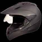Buy OFF ROAD FULL FACE HELMET MOTOCROSS WITH VISOR MATT BLACK (580MM) STUDDS on 0 % discount