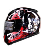 Buy THH - Vampire Red Black Full face Helmet on 0 % discount