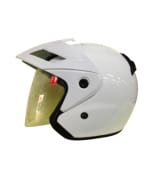 Buy Thh Helmet T375 White Half Face Helmet on 0 % discount