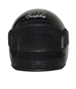 Buy TUFF FULL FACE HELMET - TROPHY SILVER PUNCH (GLOSSY BLACK) FOR MEN on 0 % discount