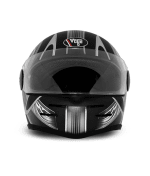 Buy Vega - Full Face Helmet - Formula HP Warrior ( Dull Black Base with Silver Graphics) on 0 % discount