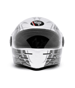 Buy Vega - Full Face Helmet - Formula HP Moto Craft ( White Base with Silver Graphics) on 30.00 % discount