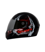 Buy Vega full face Helmet - Axor Spider (X - Black Base With Red Graphics) on 30.00 % discount